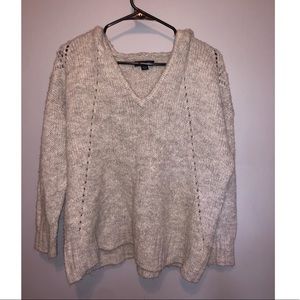 American Eagle Gray Pullover Sweater